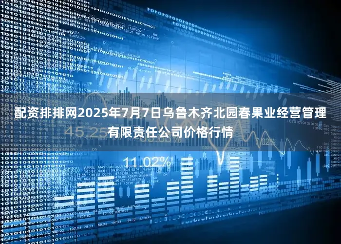 配资排排网2025年7月7日乌鲁木齐北园春果业经营管理有限责任公司价格行情